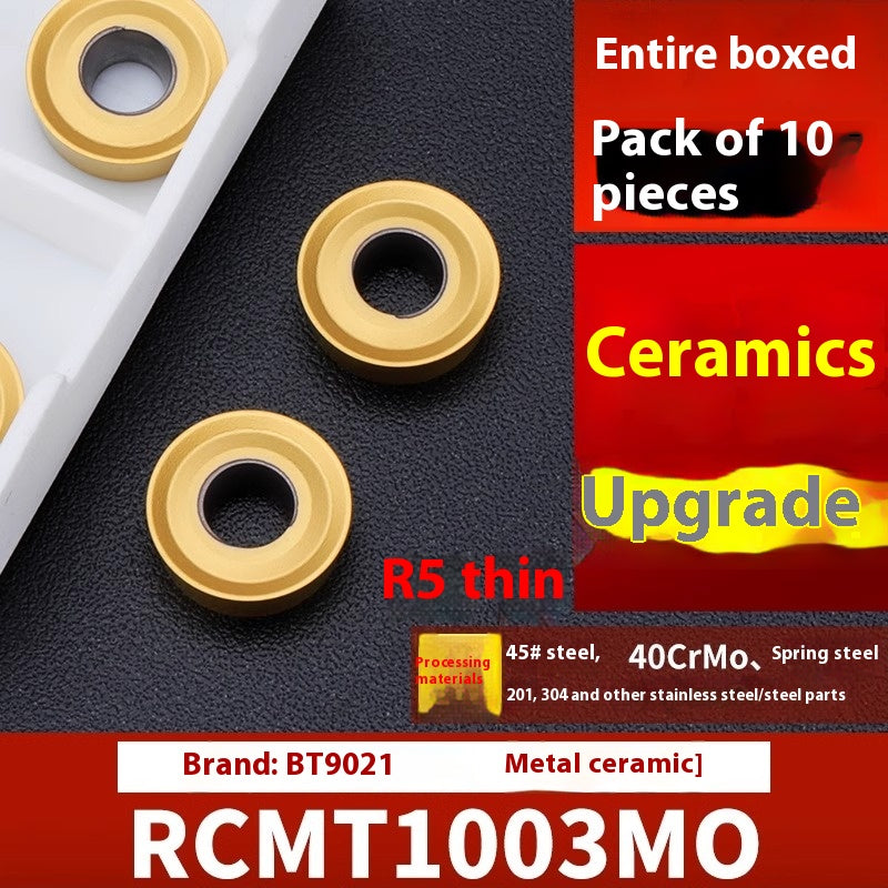 2042-CNC milling inserts, RPMW carbide R5 machining center, R4 milling machine, R6 milling inserts, RPMT round cutter cutters Shandong Denso Pricision Tools Co.,Ltd.